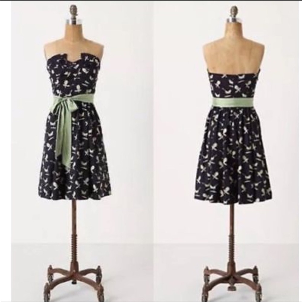 Anthropology Poridge Bird Dress - Size 6